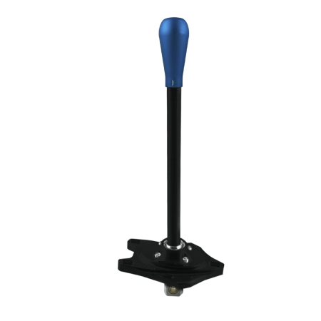 Black Edition Short shifter BMW E8x E9x - botão longo azul em alumínio