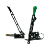 Black Edition Reverse Hydraulic E-brake - 0.750" + PRO H Short Shifter for BMW Transmissions - Green Long
