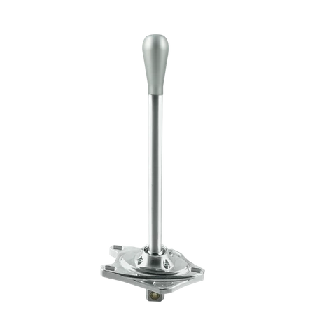 Short shifter BMW E8x E9x - aluminium long silver knob 