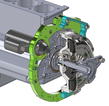Koło zamachowe Mitsubishi 4G63 - BMW M57n GS6-53DZ HGU HGK - 240mm / 9.45"