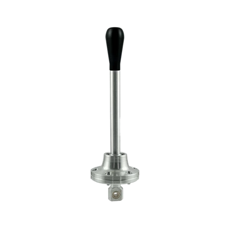 Short Shifter Nuova Versione BMW E46 - Pomello Lungo Nero Alluminio (C)