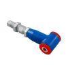 Braço de controle ajustável inferior traseiro BMW E36 E46 Z4 - Poliuretano 80ShA (Azul)