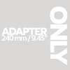 SOLO Kit adattatore 240mm / 9.45" (Single Disc)