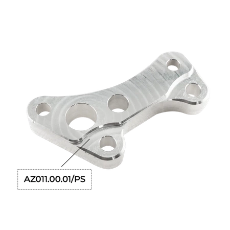 Adapter skrętu BMW E46 prawy srebrny (stage 2/ 3/ 3+)