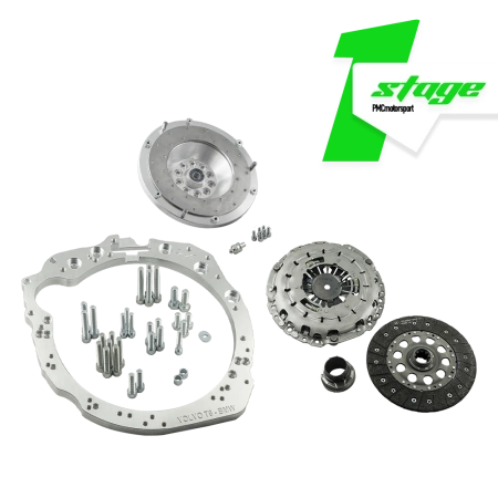 Stage 1 Volvo White - manual 5-marce BMW M57 ZF GS5-39DZ - 240mm / 9.45"