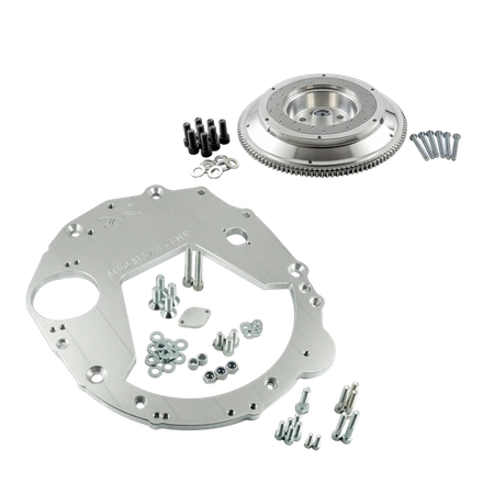 Kit adattatore BMW M50 M52 M54 S50 S52 S54 - BMW M57N HGD JGA - 184mm 7.25" (P) (0° Verticale)