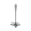 Short shifter BMW E8x E9x - aluminiowa srebrna długa gałka (K)