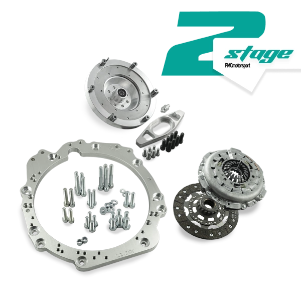 Stage 2 Toyota UZ - manual 6-speed BMW M57n GS6-53DZ HGD JGA - 215mm / 8.46" twin disc