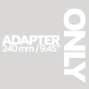 SOLO Kit adattatore 240mm / 9.45" (Single Disc)