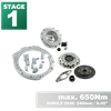 Stage 1 Mercedes-Benz M113 M113K AMG - caja manual 6 velocidades BMW M57n GS6-53DZ HGD JGA HGA - 240mm / 9.45"