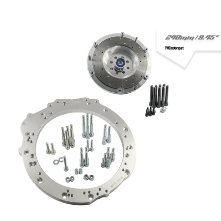 Adapter kit Mercedes-Benz M120 - manual 6-speed BMW M57n GS6-53DZ HGD JGA - 240mm / 9.45"