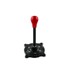 Black Edition Short Shifter Nissan S-chassis S13 S14 S15 R32 R33 R34 - Pommeau Court Rouge (C)