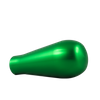 Aluminium Long Green Knob 