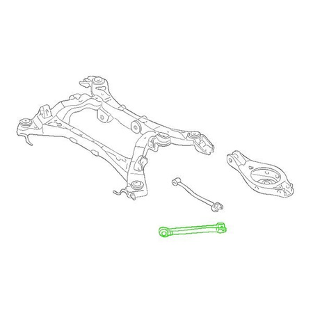 Adjustable Rear Lateral Control Rod Nissan 350Z Z33 - Uniball (Black) (12)