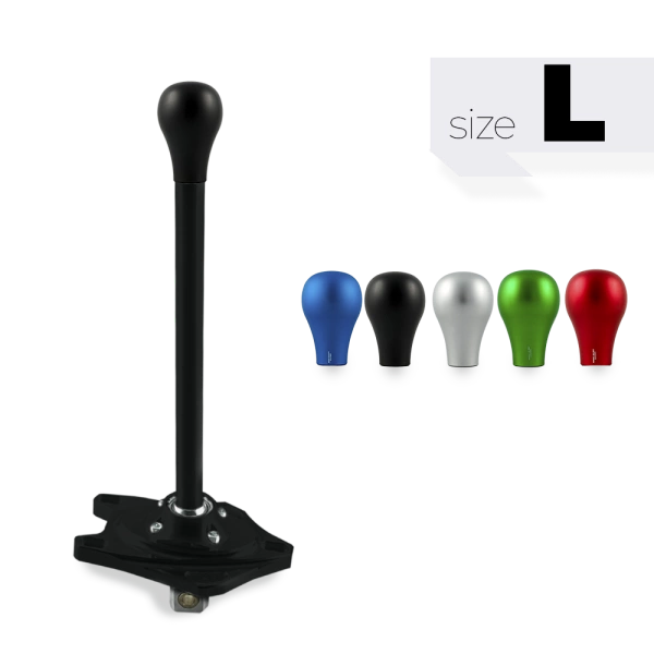 Black Edition Short shifter BMW E8x E9x - pommeau court noir en aluminium