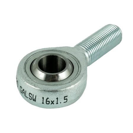 Embout de biellette / rotule - uniball GALSW 16 FLURO - M16 filetage gauche externe (mâle)