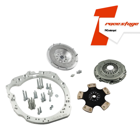 Race Stage 1 Volvo "White" T5 T6 - BMW M50 S50 M52 S52 M54 ZF-5 - 240mm / 9.45"