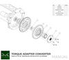 Volante do motor Toyota UZ - DCT DKG Getrag GS7D36SG BMW V8 S65