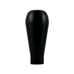 Aluminium Long Black Knob