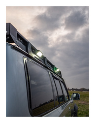 Aluminium Roof Rack for Nissan Patrol Y60 + LED Lights