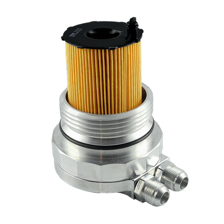 Tampa do filtro de óleo com saída para resfriador AUDI 3.0 TDI