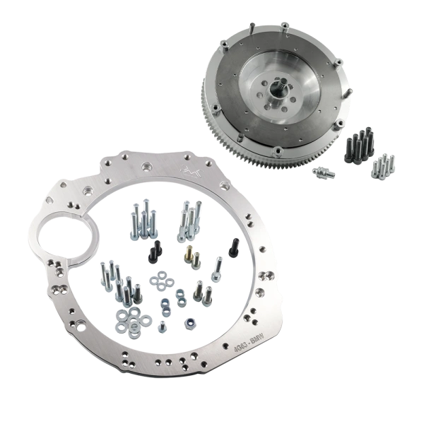 Adapter Mitsubishi 4G63 - 6-speed manual BMW M57n GS6-53DZ HGU HGK - 240mm / 9.45"