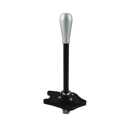 Black Edition Short shifter BMW E8x E9x – langer silberner Aluminiumknopf (K)