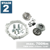 Stage 2 Toyota 1JZ 2JZ - manual 6 velocidades BMW N54 GS6-53BZ 135i 335i 535i - 215mm / 8.46" Twin Disc