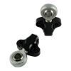 Silentblocs réglables "lollipop" pour support de bras de suspension BMW E46 Uniball