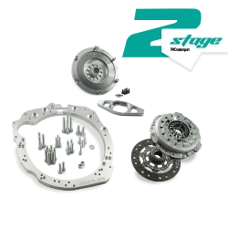 Stage 2 Volvo "White" T5 T6 - manuelle 6 vitesses BMW M57n GS6-53DZ HGD JGA - 215mm / 8.46" twin disc