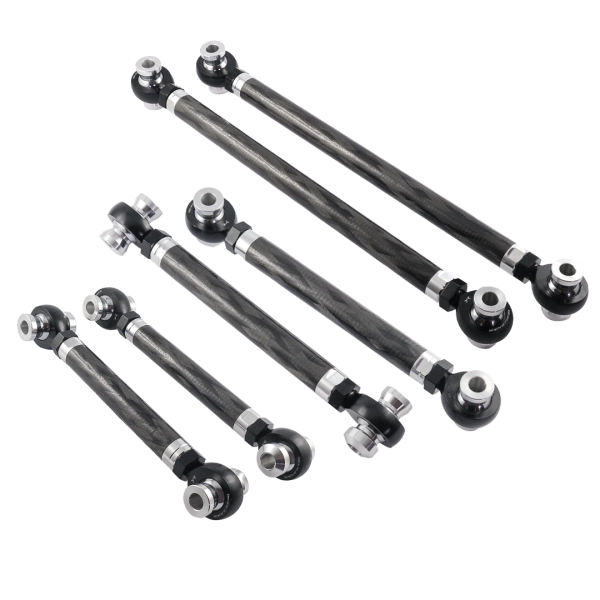 Kit de Braços Oscilantes Ajustáveis em Carbono para BMW E90 E91 E92 E93