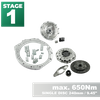 Stage 1 Mercedes-Benz M112 M113 M113K - BMW E60 530D M57n GS5-39DZ HGD JGA 6-speed - 240mm / 9.45"