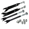 Stage 3 Juego de brazos de control ajustables + casquillos de aluminio para BMW E36 – Uniball (negro)