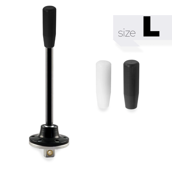 Black edition Short Shifter BMW E30 E34 - Langer Schwarzer Nylonknopf
