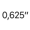 0,625' (15,88mm)