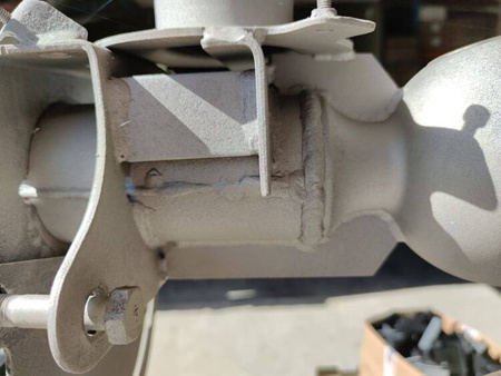 Kit rinforzo assale anteriore Nissan Patrol Y61 - Da saldare