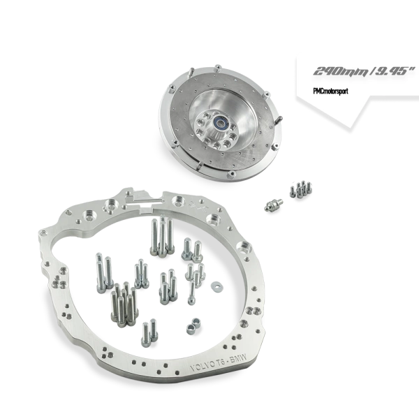 Getriebeadapter Kit Volvo "White" T5 T6  - manuellen 6 Gang BMW M57n GS6-53DZ HGD JGA HGA - 240mm / 9.45"