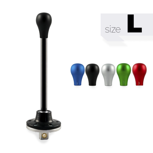 Back edition short shifter BMW E46 - bouton court noir