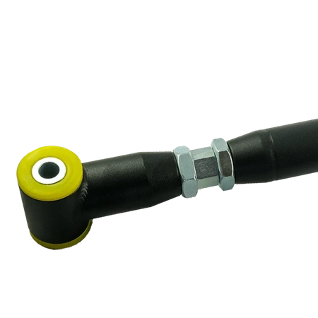 Braço de controle ajustável inferior traseiro BMW E36 E46 Z4 - Poliuretano 90ShA (Negro)