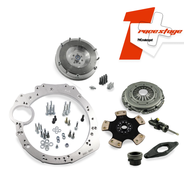 Race Stage 1+ Mitsubishi 4G63 - manual 6 marchas BMW M57n GS6-53DZ HGD JGA HGA - 240mm / 9.45"