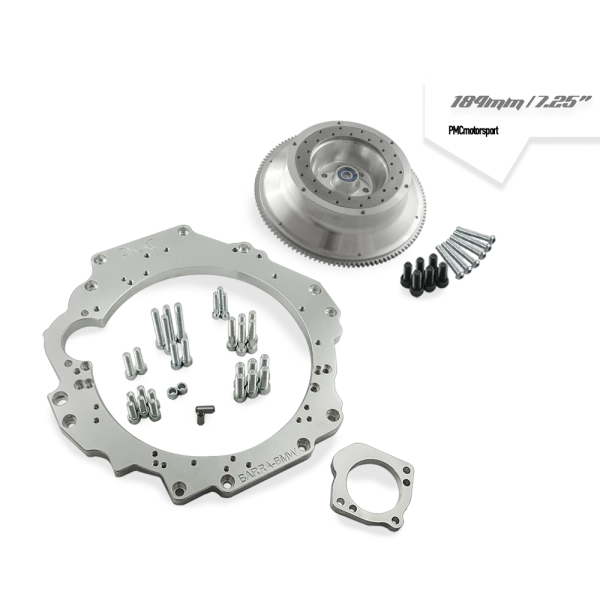 Kit adaptador Ford Barra - BMW M57n GS6-53DZ HGD JGA HGA Manual 6 velocidades - 184mm / 7.25" (P)