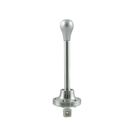 Short Shifter Nuova Versione BMW E30 E34 - Pomello Corto Argento Alluminio (C)