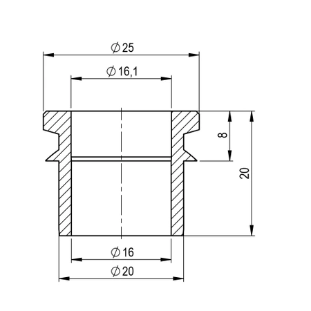 Distanziali Uniball fi 20