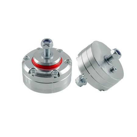 Aluminum Universal Engine Mounts (SWAP) - Low size 45mm / 1.77" - Hardness 80ShA