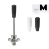 Short Shifter BMW E46 Version Nouvelle - Pommeau Long en Téflon Noir (C)