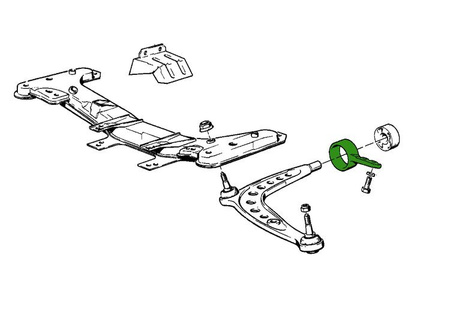 Einstellbar Lagerung, Lenker Halter, Querlenkerlagerung BMW E30 E36 Uniball