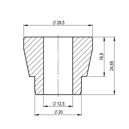 Distanziali Uniball fi 20 [29,5 x 24,7 mm]
