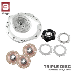 Race Stage 3 Mercedes-Benz M113 M113K AMG - caja manual 6 velocidades BMW N54 GS6-53BZ - 184mm 7.25" (P)