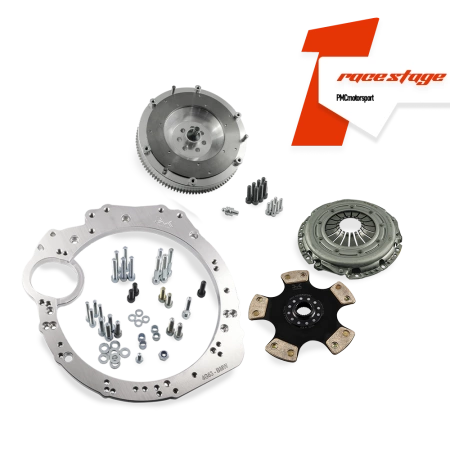 Race Stage 1 Mitsubishi 4G63 - manual 6-marce BMW M57n GS6-53DZ HGU HGK - 240mm / 9.45"