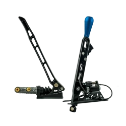 Freno a mano idraulico Black Edition - 0.750" + Short Shifter PRO H per cambi BMW - Lungo Blu